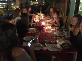 66 Alumnos Capicúa en una barbacoa